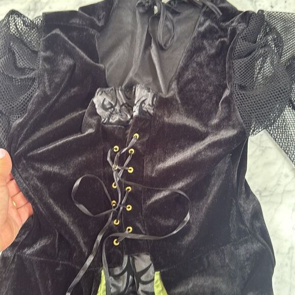 Adult Gothic Maiden Witch Sz S/M Fits Sz 2-8 Renaissance Costume - Picture 11 of 11